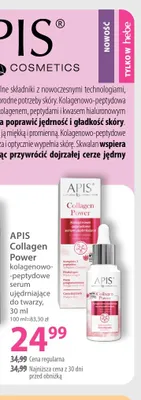 Kolagenowo-peptydowe serum ujędrniające do twarzy Collagen Power Apis promocja w Hebe