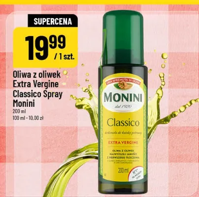 Oliwa z oliwek Extra Vergine Classico Spray Monini promocja w POLOmarket