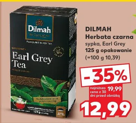 Herbata czarna Earl Grey Tea promocja w Kaufland