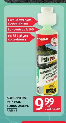 Koncentrat płynu do spryskiwaczy Autoland Psik Psik Turbo promocja w Selgros