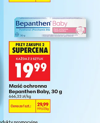 Maść ochronna Bepanthen Baby promocja w Biedronka