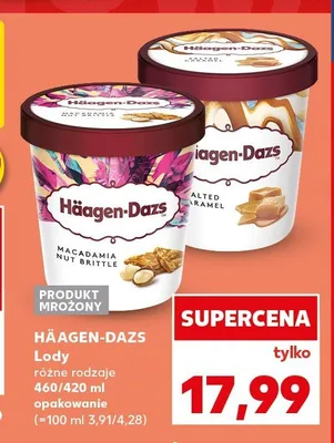 Lody Häagen-Dazs Macadamia Nut Brittle promocja w Kaufland