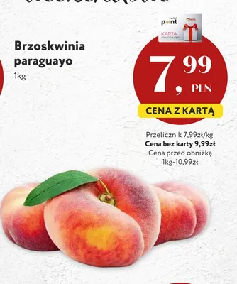 Brzoskwinia paraguayo promocja w Market Point