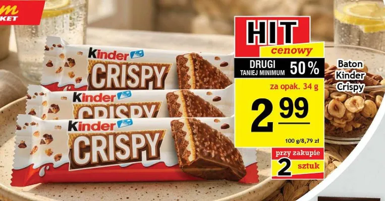 Baton Kinder Crispy promocja w Gram Market