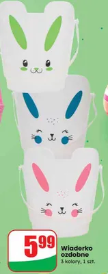 Wiaderko ozdobne promocja w Dino