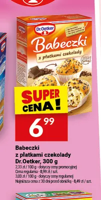 Babeczki z płatkami czekolady Dr.Oetker promocja w Twój Market
