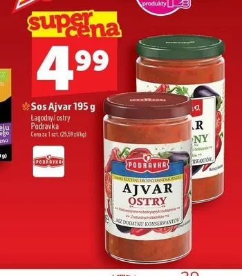 Sos Ajvar łagodny Podravka promocja w TOPAZ