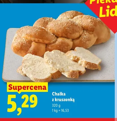 Chałka z kruszonką promocja w Lidl