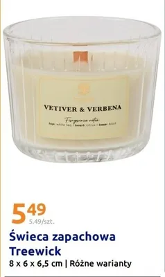 Świeca zapachowa Treewick promocja w Action