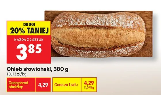 Chleb słowiański promocja w Biedronka