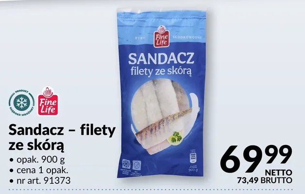Sandacz - filety ze skórą promocja w Makro