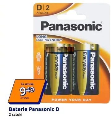 Baterie D 2 sztuki promocja w Action