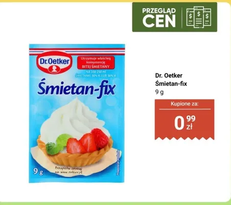 Śmietan-fix promocja w Biedronka