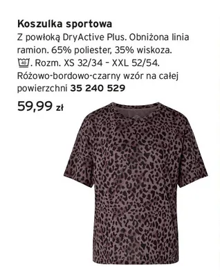 Koszulka sportowa Tchibo promocja w Tchibo