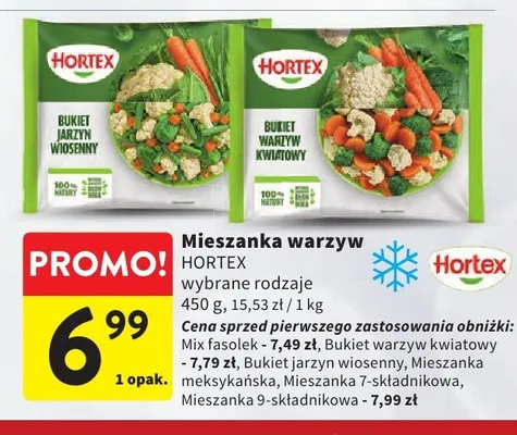 Mieszanka warzyw Mieszanka 9-składnikowa Hortex promocja w Intermarche