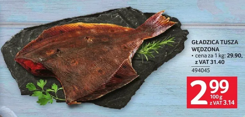 Gładzica tusza wędzona promocja w Selgros