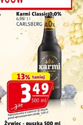 Piwo bezalkoholowe Karmi Classic promocja w Prim Market
