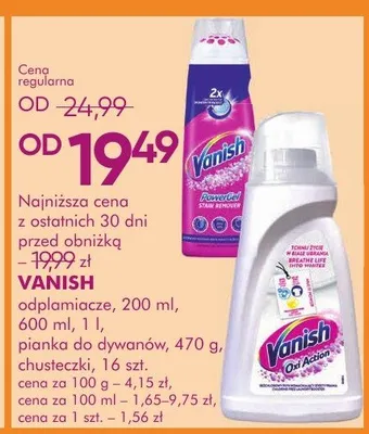 Odplamiacze promocja w Super-Pharm