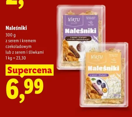 Naleśniki VIRTU promocja w Lidl