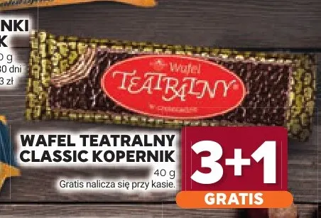 Wafel Teatralny Classic Kopernik promocja w Stokrotka