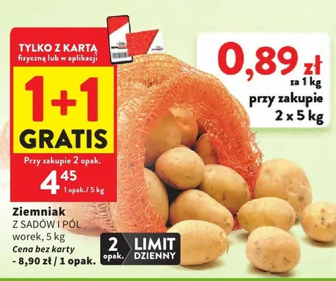 Ziemniak promocja w Intermarche