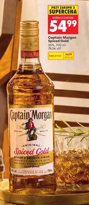 Captain Morgan Spiced Gold promocja w Biedronka
