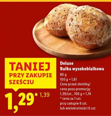Bułka wysokobiałkowa promocja w Lidl