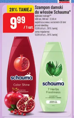 Szampon damski do włosów Schauma 7 Herbs Freshness promocja w POLOmarket
