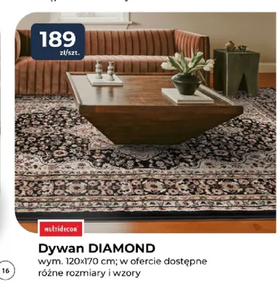 Dywan Diamond 120x170 cm Multidecor promocja w PSB Mrówka