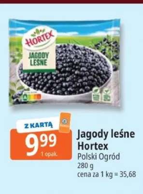 Jagody leśne Hortex promocja w Leclerc