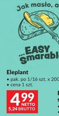 Eleplant easy smarable! masło roślinne promocja w Makro
