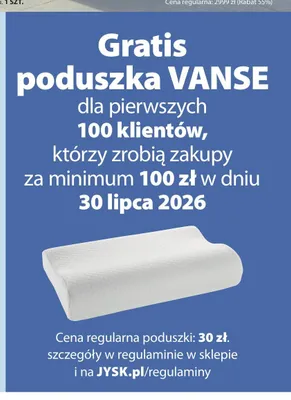 Poduszka VANSE promocja w Jysk