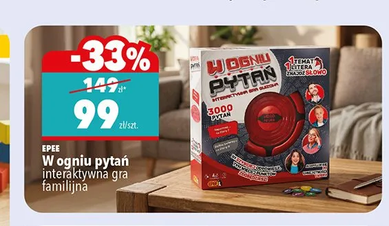 W ogniu pytań interaktywna gra familijna EPEE promocja w Biedronka