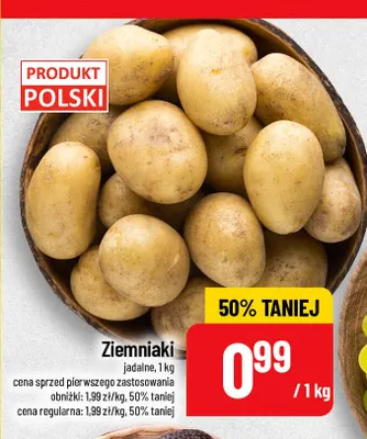 Ziemniaki polskie jadalne promocja w POLOmarket