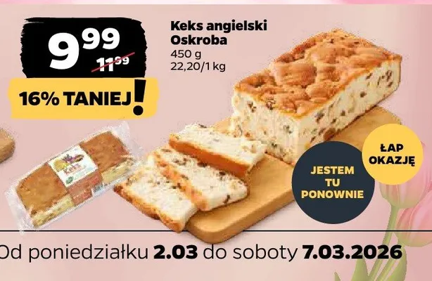 Keks angielski  promocja w Netto