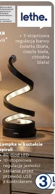 Lampka w kształcie spirali promocja w Biedronka