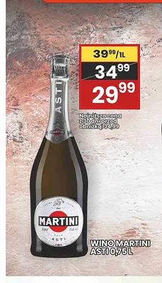 Wino musujące Martini Asti promocja w Wafelek