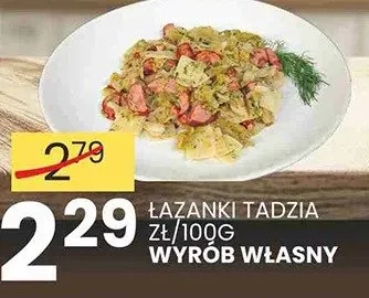 Łazanki tadzia promocja w Wafelek