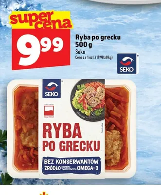 Ryba po grecku Seko promocja w TOPAZ
