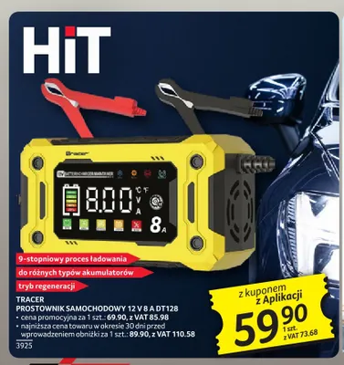 Prostownik samochodowy DT128 Tracer promocja w Selgros