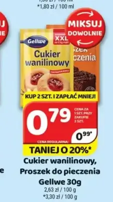 Cukier wanilinowy Gellwe promocja w Delfin