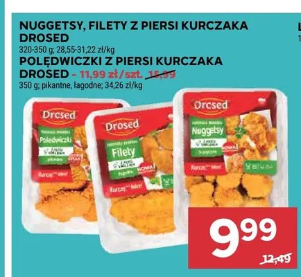Polędwiczki z piersi kurczaka pikantne Drosed promocja w Stokrotka