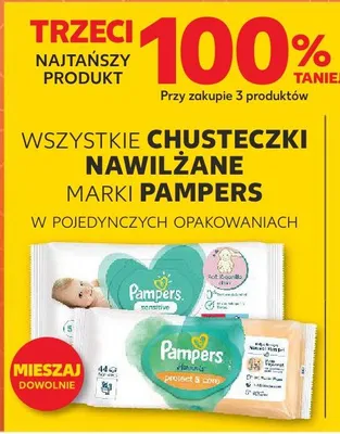 Chusteczki nawilżane w pojedynczych opakowaniach promocja w Kaufland