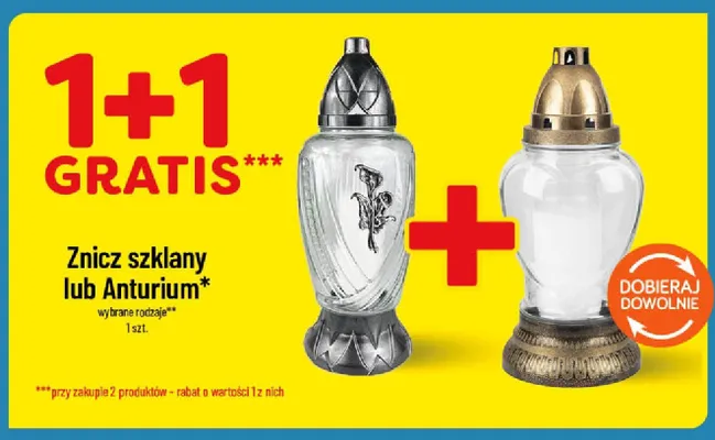 Znicz szklany promocja w POLOmarket