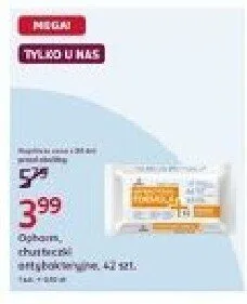 Chusteczki antybakteryjne Dipharm promocja w Rossmann