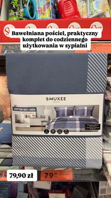 Pościel bawełniana Smukee Home promocja w Biedronka