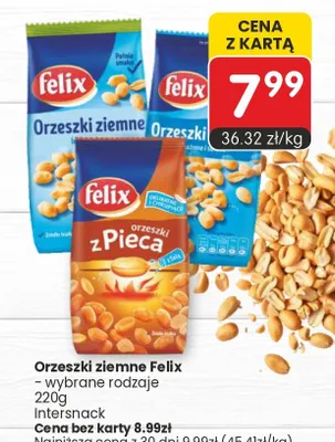 Orzeszki ziemne Felix promocja w Market Point