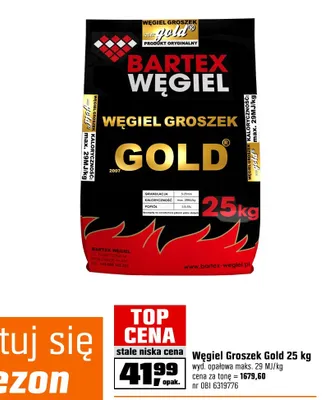 Węgiel Groszek Gold Bartex promocja w OBI