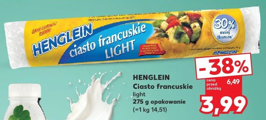 Ciasto francuskie light promocja w Kaufland