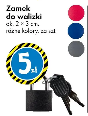 Zamek do walizki promocja w Tedi
